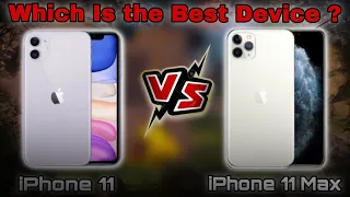 iPhone 11 Vs iPhone 11 Pro Max | Which Is The Best ? | Oye Malik YT #pubg #bgmi #tdm #1v1 #pubgm