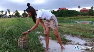 Удивительная рыбалка в Сием-Рипе - Традиционная рыбалка в Камбодже - Как поймать рыбу (часть № 4)nul