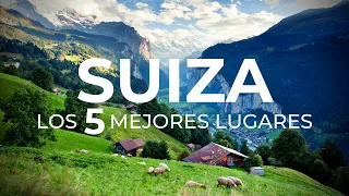 Los 5 mejores lugares de Suiza - Paisajes hermosos | 4K Ultra HD