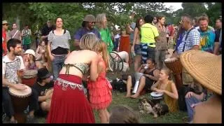Eeyore's Birthday Party 2014    The Belly Dancer's Drum Circle (HD)