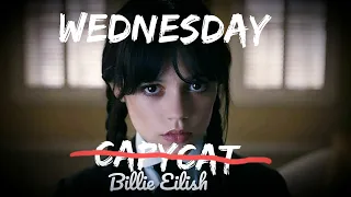 Клип на песню Billie Eilish"Copycat,, (Wednesday Addams🍂🕷🕸)