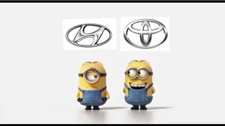 Hyundai vs Toyota minions comedy version 😄