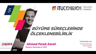 "Girişimin 7 Büyük Semineri" #5 Büyüme Süreçlerinde Ölçeklenebilirlik