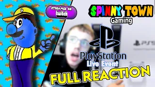 Sony PS5 Live Event | FULL REACTION! - Spinny Town Gaming