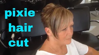 Short Pixie haircut  for women step by step  haircut tutorial Tips by Amal Hermuz