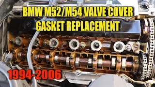 BMW M52/M54 Valve Cover Gasket Replacement 1994-2006 E36 E38 E39 E46 E53 E60 E65 E85 *Fast Method*