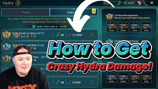 How to get Crazy Hydra Damage! Raid: Shadow Legends