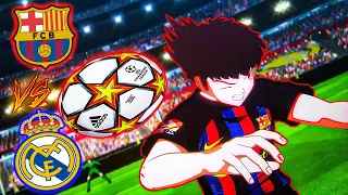 El Clásico in Captain Tsubasa: Rise of New Champions- Barcelona vs Real Madrid