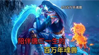 【斗罗大陆】神秘的百万年魂兽，陪伴了唐三一生，也陪伴了我们六年青春！   斗罗2精彩重点解说