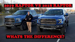 2019 FORD F-150 RAPTOR VS 2018 CHANGES FOX SUSPENSION 19 18