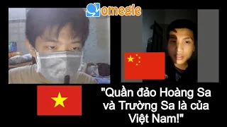 Nói quần đảo Hoàng sa và Trường sa là của Việt Nam với thanh niên china tàu khựa trên Omegle =))