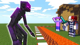 Mutant Enderman VS Most Secured LASER House MINECRAFT🔥