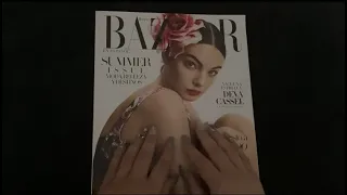 [ASMR] Soft Spoken Magazine Page Flipping — Salon Mag & Bazaar Español: Summer 2021