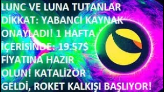 YABANCI KAYNAK ONAYLADI: LUNC VE LUNA'DA 1 HAFTA İÇERİSİNDE 19.57$ ATH'I GELİYOR!🚀DEVASA KAZANÇLAR!🔥