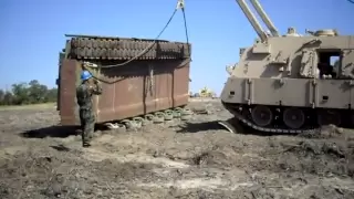 M88A2 Recovery Vehicle, Fliping over a tank