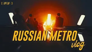 Exploring Russian Metro |English Travel vlog 2022