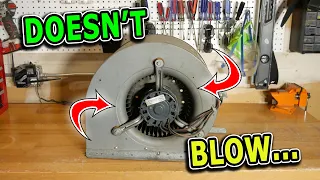 Replacing A Blower Motor In An Old Gas Furnace