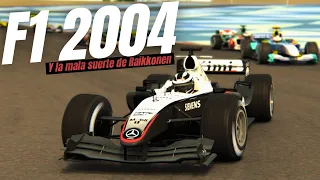 ASÍ ERA CORRER en la F1 del AÑO 2004 | El PRIMER Gran Premio de BAHRAIN y el PEOR GP de RAIKKONEN