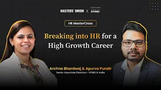 Breaking into HR for a High Growth Career