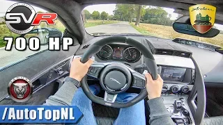 700HP Jaguar F Type SVR 5.0 V8 Supercharged Arden | EXTREMELY LOUD! | POV Test Drive by AutoTopNL