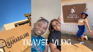 VLOG: anniversary getaway | LODGE DAMARLAND| DAMARA MOPANE LODGE| Namibian youtuber🇳🇦🇳🇦