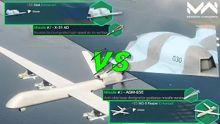 Newest Tier 2 Drone Skat VS MQ-9 Reaper | Drone Comparison | Modern Warships