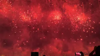 New Years Celebration Fireworks at Abu Dhabi 2024. World’s Largest Firework show