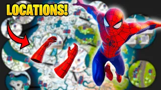 All Fortnite Spider-Man Mythic Web Shooters Locations Guide! | Fortnite Chapter 3