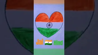 Flag for India flag ||DOMS brush pen drawing😍||#SHORTS#YOUTUBE🇮🇳🇮🇳 Jay Hind