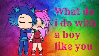 Amy: What do i do with a boy like you Sonic ❤ (Gacha Life)