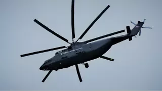 HELICOPTERS IN FLIGHT. INTERNATIONAL AVIATION AND SPACE SALON МАКС 2017  4К