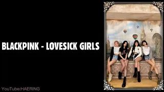 BLACKPINK - Lovesick girls (rus. lyrics karaoke)