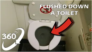 360 Video | Flushed Down A Toilet Version 8 | VR 4K
