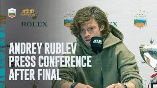 Andrey Rublev Press Conference After Final | Rolex Monte Carlo Masters 2023