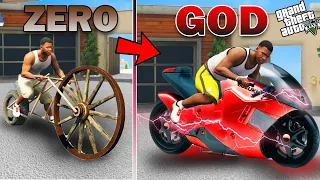 Shinchan And Franklin Upgrading Poor Zero Bike To God Hero Bike in GTA 5 | Techerz