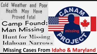 Missing 411 David Paulides Presents Missing Person Cases from Idaho and Maryland