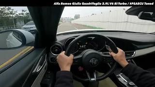 Alfa Romeo Giulia Quadrifoglio 2.9L V6 Bi-Turbo / #PSAECU Tuned