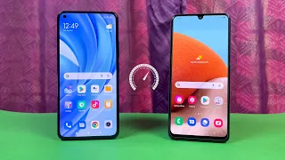 Xiaomi Mi 11 Lite vs Samsung Galaxy A32 (6GB) - Speed Test! (Snapdragon 732G vs MediaTek G80)!