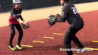 Youth Infield Drills | Coach Lou Colon