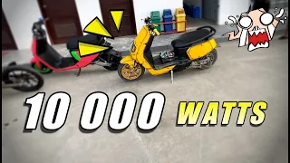 10 000 WATTS E BIKE - KESO RACING - SINAKYAN KO YUNG EBIKE - SOBRANG BILIS