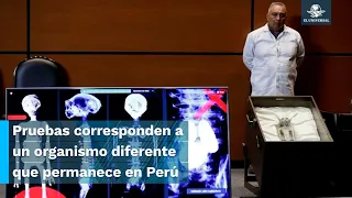 Maussan revela que las pruebas que presentó en San Lázaro no corresponden a “cuerpos no humanos”