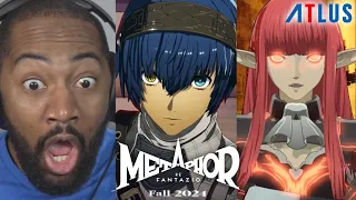 Persona Fan Reacts to Metaphor ReFantazio Trailers & Gameplay Showcase