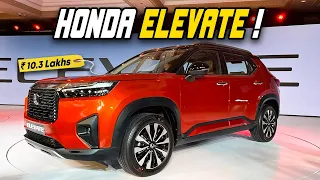 First SUV Honda Made to Rival Hyundai Creta for India ! | Honda Elevate Official Launch Review