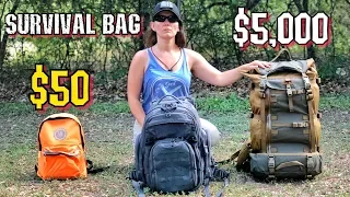 $50 Survival Kit Vs. $5000 Survival Kit