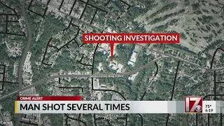 Man shot several times in Raleigh