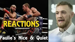 Conor McGregor Reacts to Artem Lobov vs Jason Knight Epic Fight At BKFC: Paulie Malignaggi's Quiet