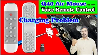 Q40 Air Mouse Voice Remote Control Charging Problem