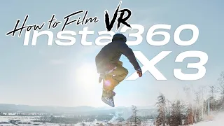 360° Video: How to Film Snowboarding & Skiing in 8K VR with Insta360 X3 and One RS