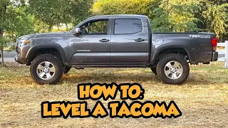 How To Level A Tacoma
