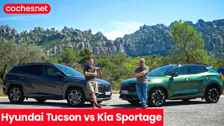 Hyundai Tucson vs Kia Sportage  | Prueba / Test / Review en español | coches.net